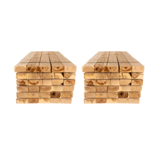 60 traverses en chêne 240 x 20 x 10 cm (Non traité)