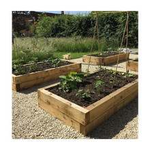 Pack de 56 mini traverses de bois traitées UC3 | 2,4 m x 150 mm x 75 mm