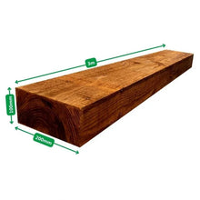 Pack de 20 traverses (traitées) marron | L: 3 m, 700 kg