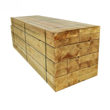 Pack de 48 mini traverses de bois traitée UC3 | 3 m x 150 mm x 75 mm